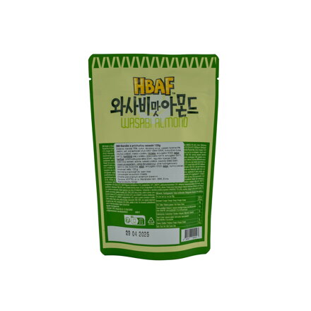 Mandle s příchutí wasabi 120g