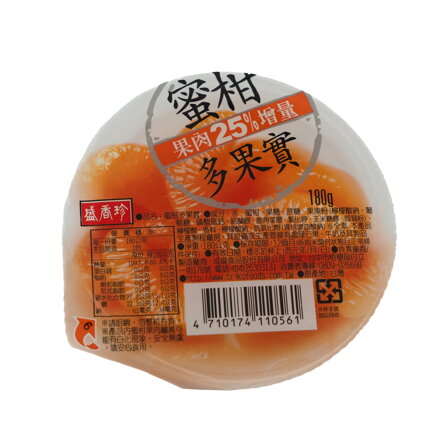 Želé ovocné s mandarinkami (180 g)