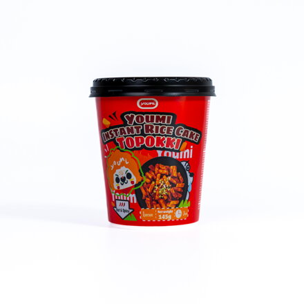Rýžové koláčky Topokki crispy cup Youmi 145g