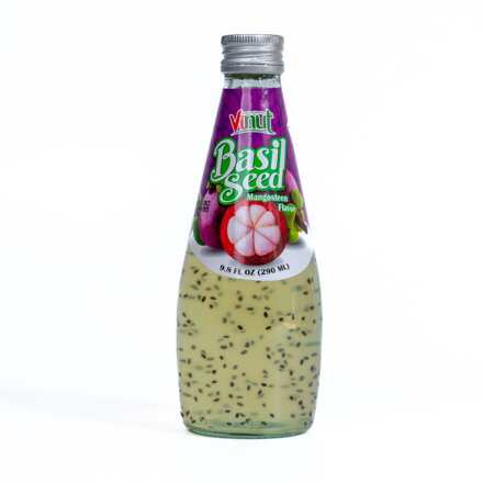 Nápoj z bazalkových semínek se semínky mangostanu Vinut 290ml