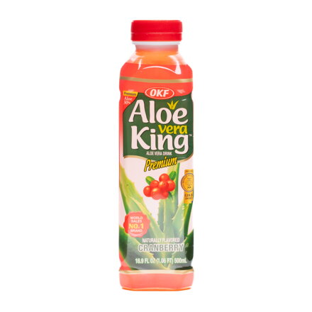 Aloe vera brusinkový nápoj OKF 500ml