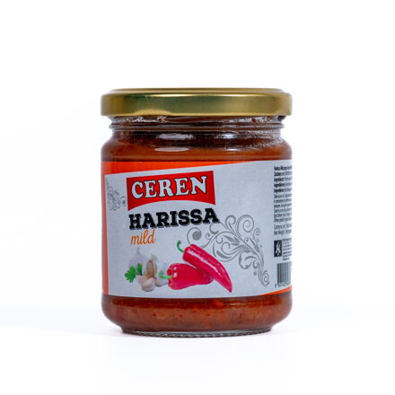 Harissa jemná pálivá pepřová omáčka 190g