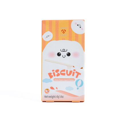 Bílé broskvové jogurtové tyčinky TOKIMEKI 40g