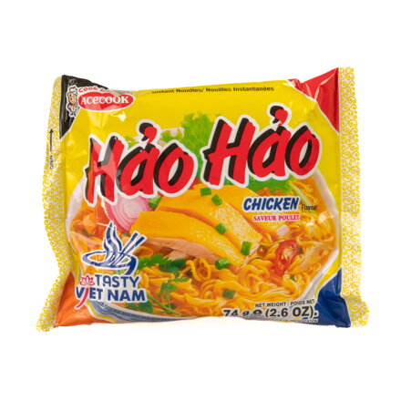 Nudle s kuřecí příchutí HAO HAO 74g