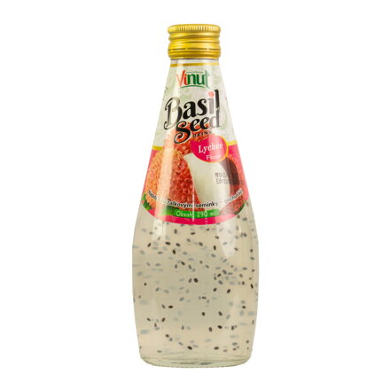 Nápoj se semínky liči a bazalky VINUT 290ml