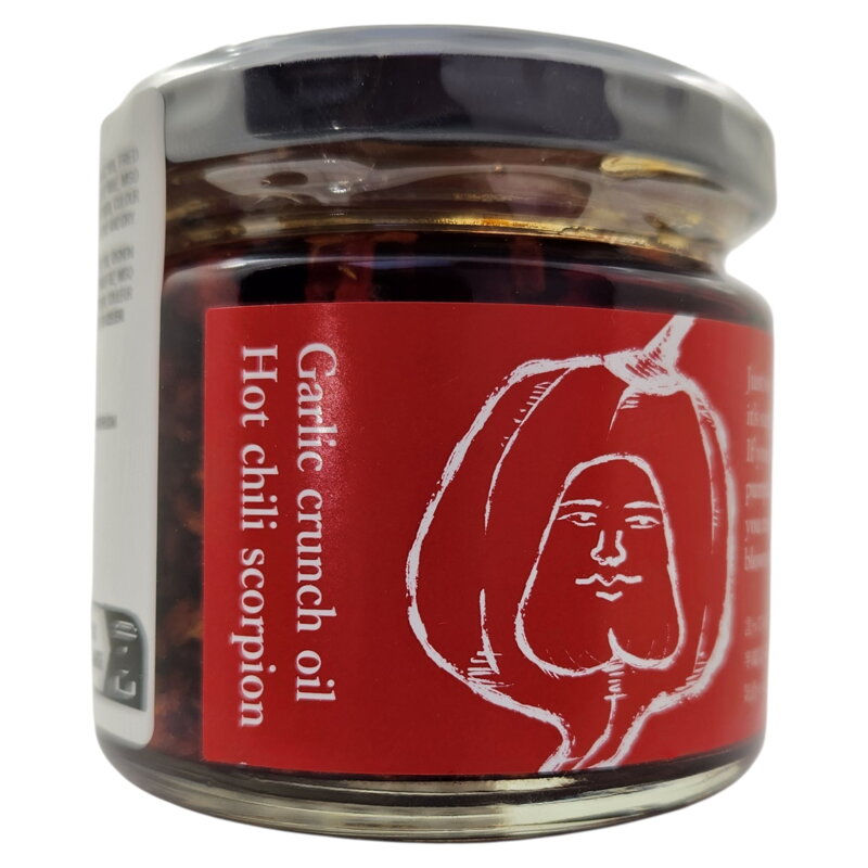 Olej česnekový křupavý s chilli Scorpion 110g