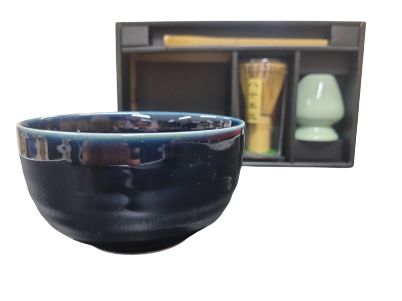Set Matcha Uzu tmavomodrý EDO JAPAN