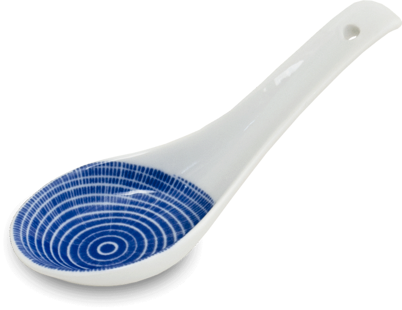 Porcelánová lžička modrá
