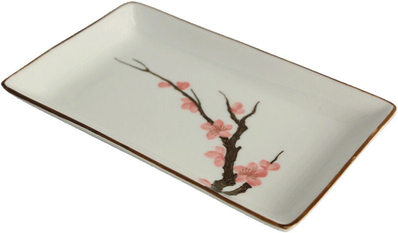 Porcelánový talíř na sushi Sakura 20x13cm
