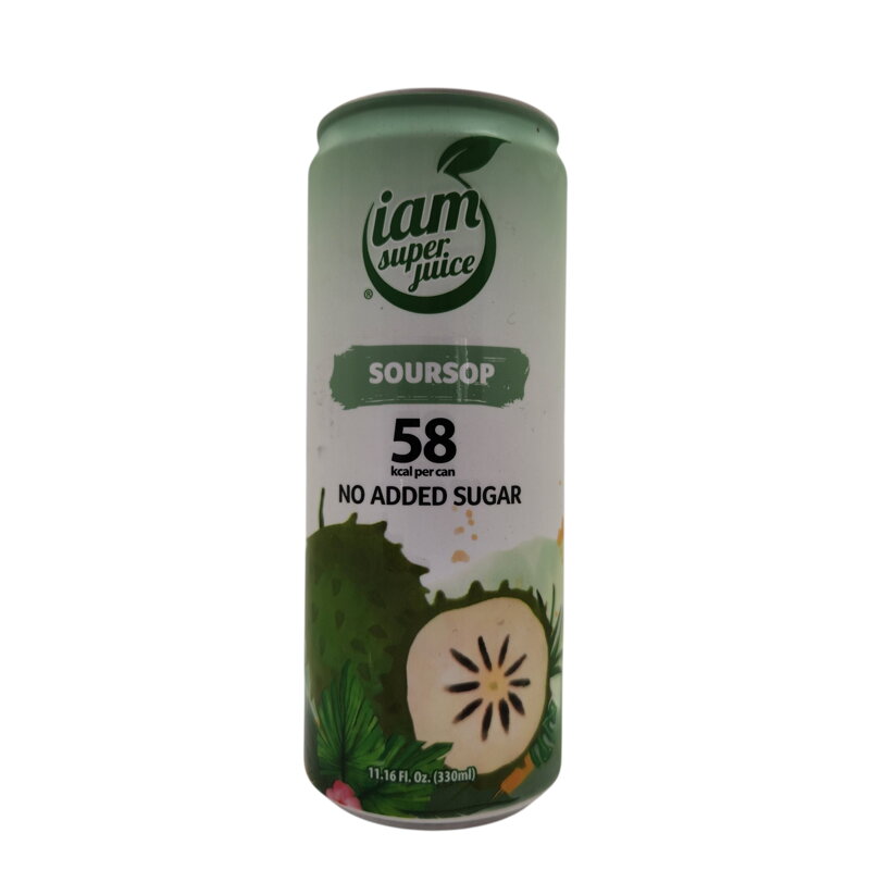 Osvěžující nápoj z gravioly IAM Soursop 330ml
