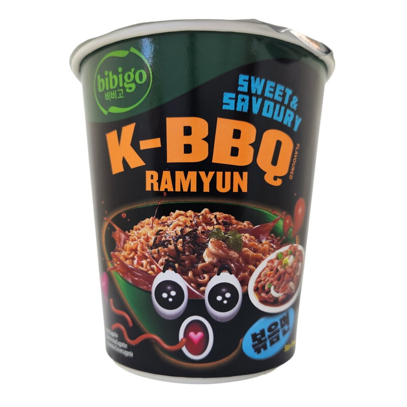 Restované nudle K-BBQ Sweet & Savoury Bibigo 98g