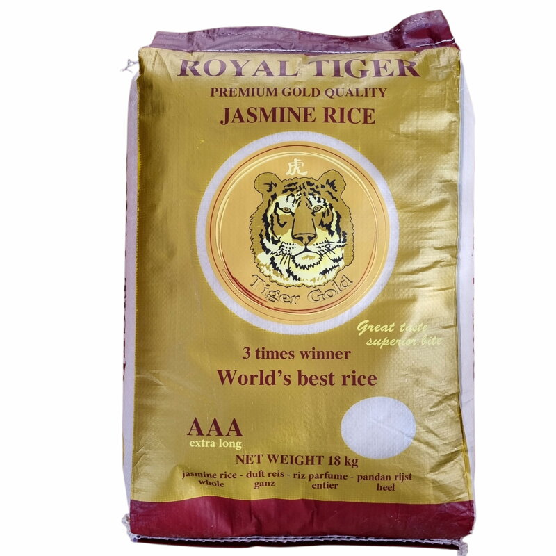 Rýže jasmínová Royal Tiger Gold 18kg