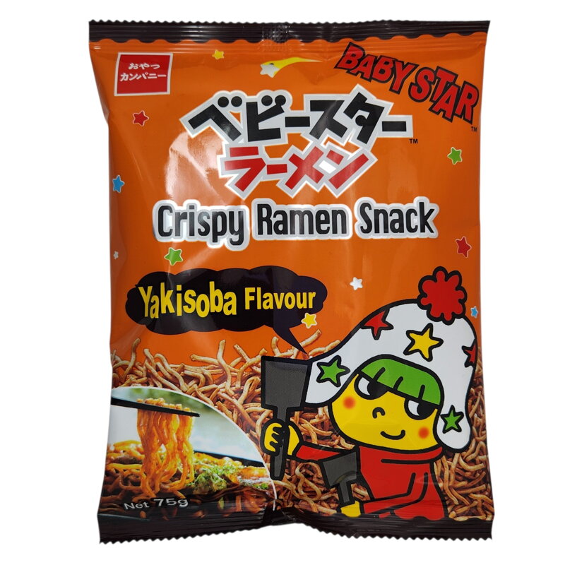 Křupavý Ramen Snack Yakisoba BABY STAR 75g