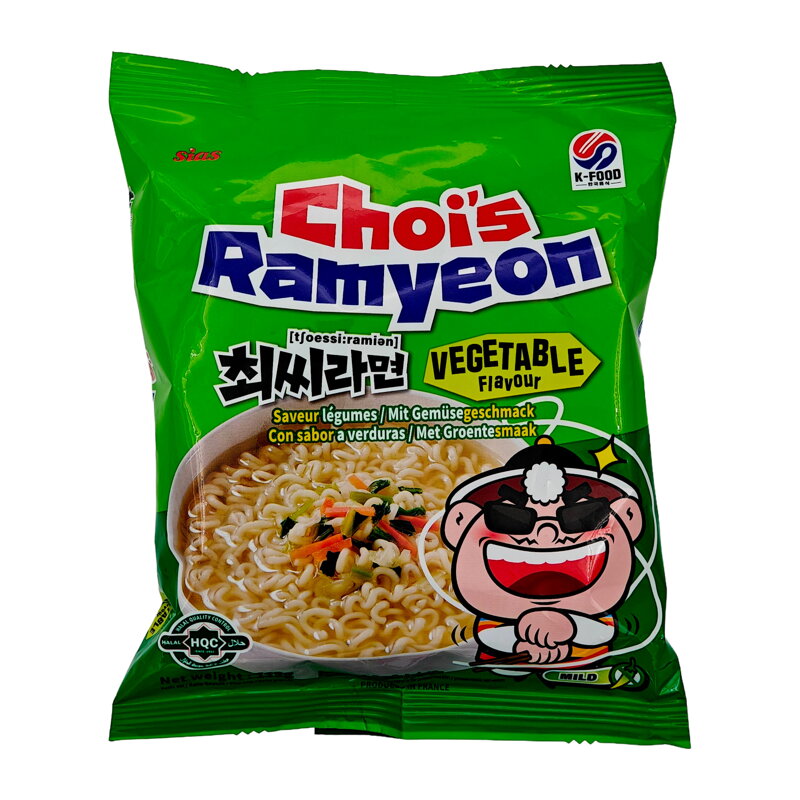 Polévka se zeleninovou příchutí Chois Ramyeon 113g