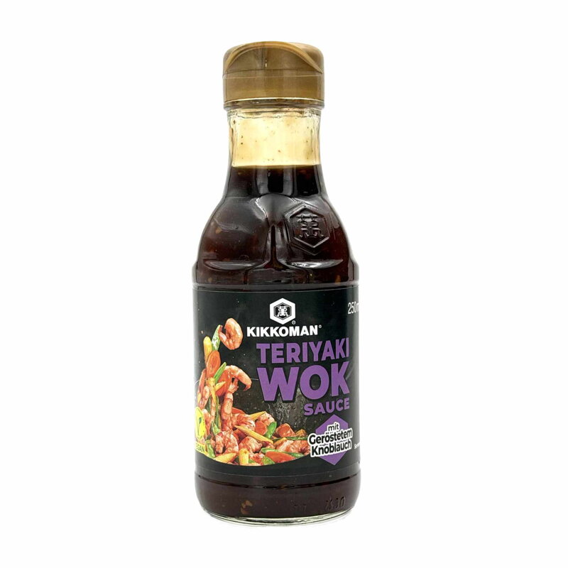 Teriyaki marináda s česnekem Kikkoman 250ml