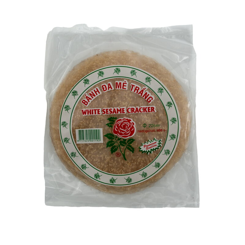Rýžové krekry s bílým sezamem 400g