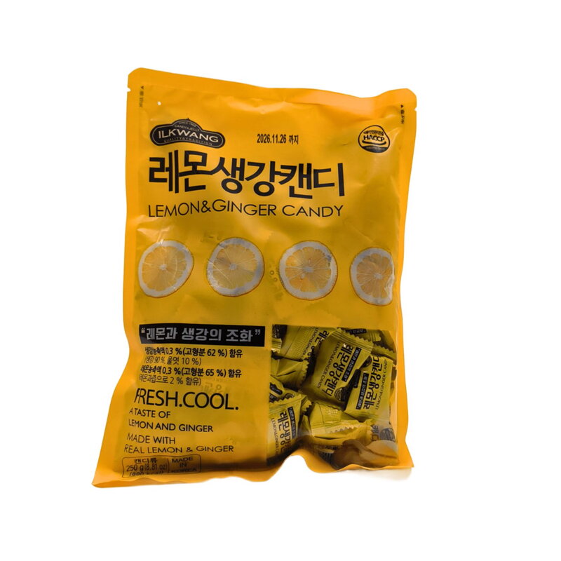 Bonbóny zázvorové citronové 250g Bonbóny zázvorové citronové 250g