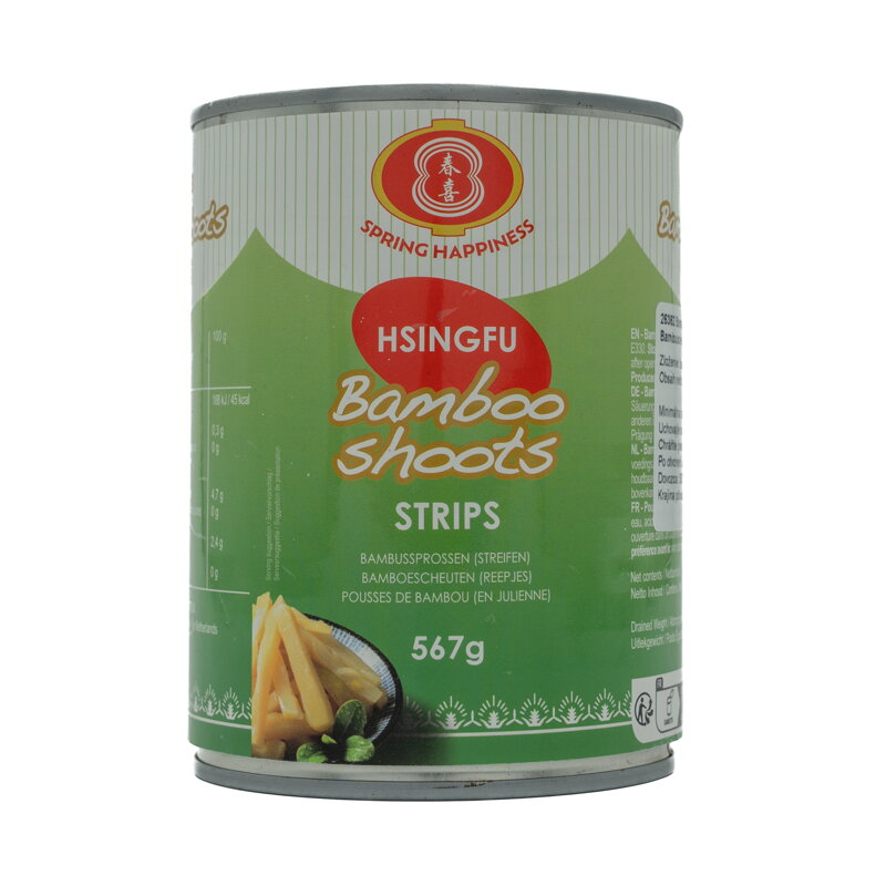 Bambusové výhonky krájané nakladané 567 g Bambusové výhonky krájané nakladané 567 g