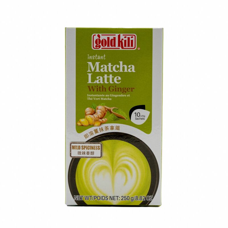 Instantní nápoj Matcha Latte se zázvorem 10ks 250g Instantní nápoj Matcha Latte se zázvorem 10ks 250g