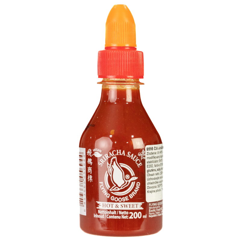 Chilli omáčka Sriracha FGB 200ml Chilli omáčka Sriracha FGB 200ml