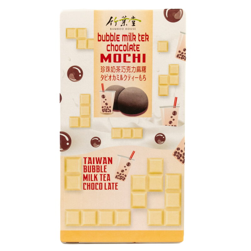 Rýžové koláčky Mochi Bubble Tea čokoláda 120g