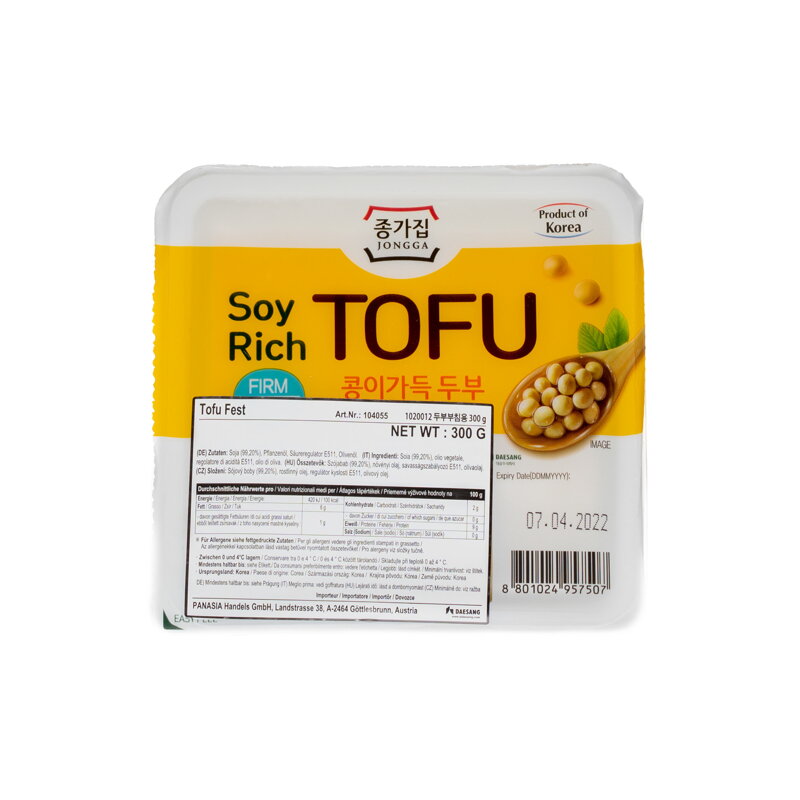 Čerstvé tvrdé tofu 300g