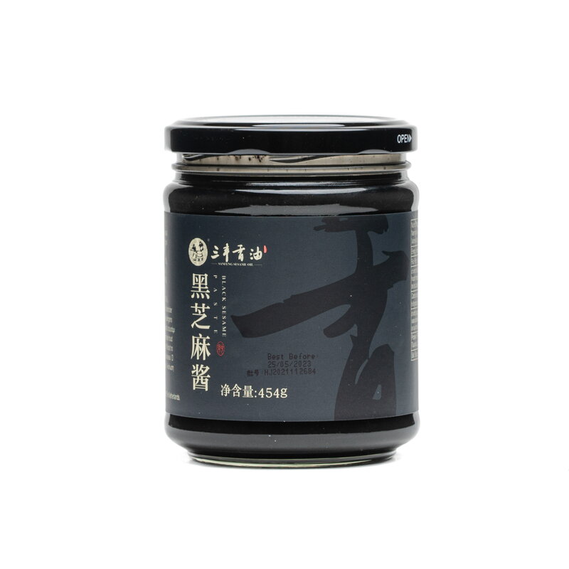 Černá sezamová pasta SANFENG 454 g